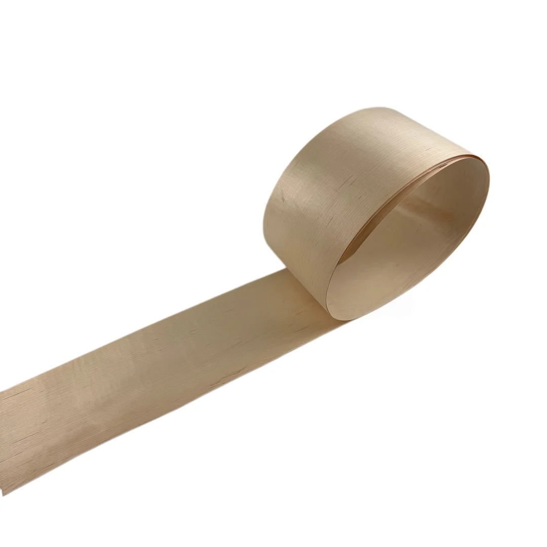 Natural Straight Grain Maple Veneer, 0.5mm, for Guitar Body Veneering & DIY Inlay, Size 250x14cm.