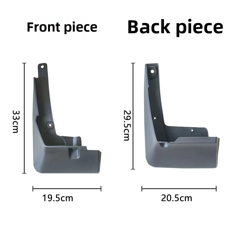For Toyota C-HR CHR CH R 2016~2019 Car Mud Flap Front Rear Wheel Mudguards Kit Splash Guards Fender Durable External Accessories