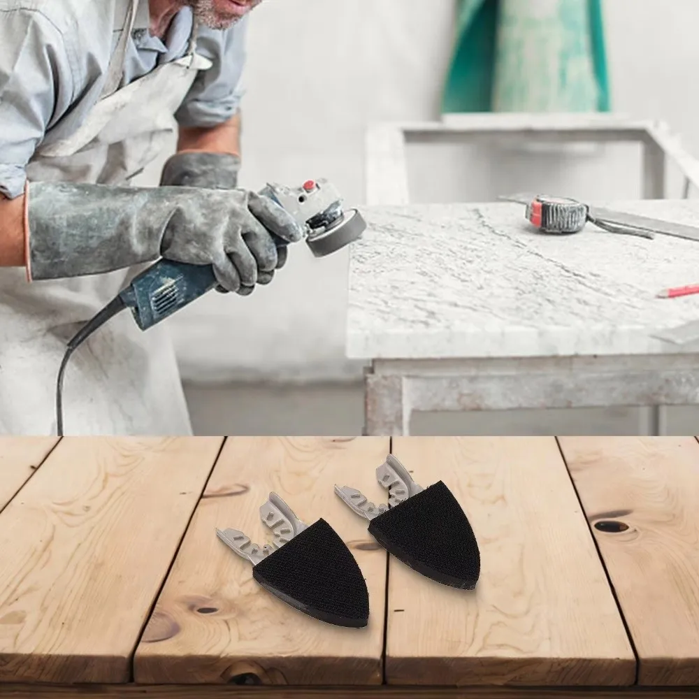 Portable Oscillating Sanding Pad Triangle Wear-Resistant Sanding Disc 41x82mm Size Durable Oscillating Multitool Pad