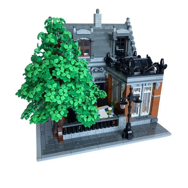 NIEUWE 2963PCS Stad Hot Selling Street View Moc Kleine Stad Brouwerij model DIY creatieve ideeën Kind Speelgoed Montage Puzzel verjaardagscadeau