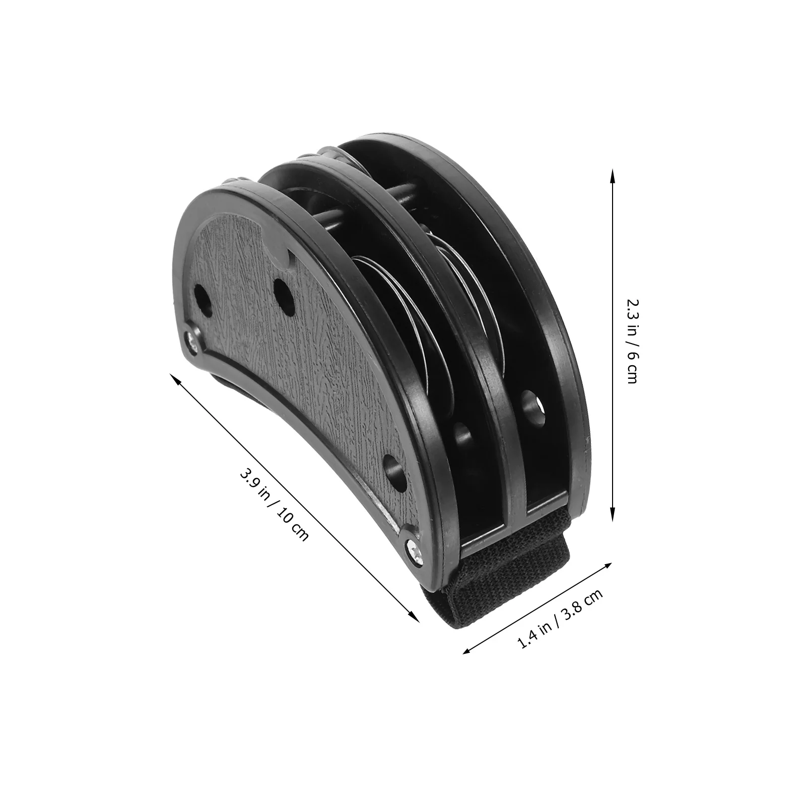 

2Pcs Percussion Foot Bell Fun Rhythm Control for Drummers Dancers Shoe Tambourine Accessories Tambourines for Adults