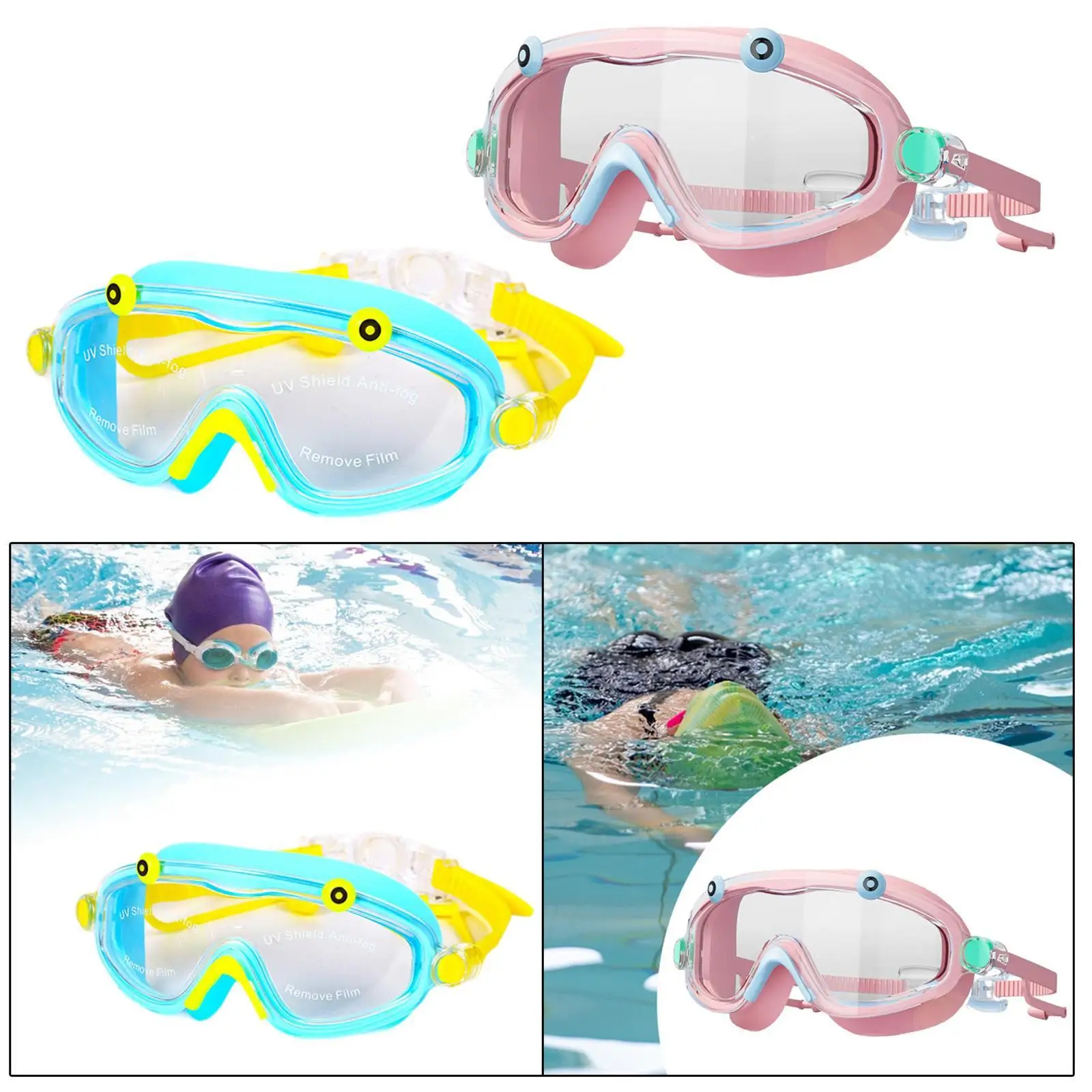 

Children Swim Goggles Waterproof Comfortable Swim Glasses for Water Sports Party Favors Summer Girls Boys Learning Swimming