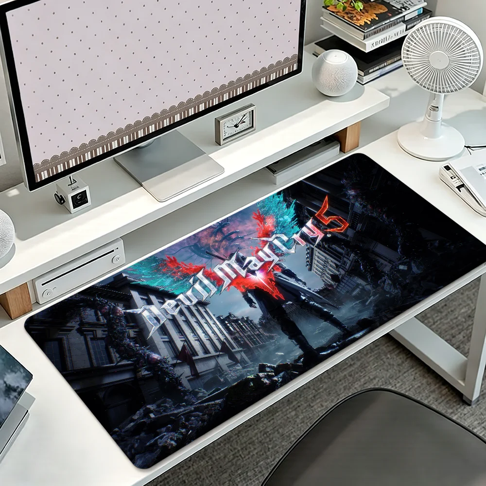 D-Devil M-May Cry 5 Mouse Pad Non-slip Thickened MousePad Student Gaming Cushion Large Writing Lockedge Office