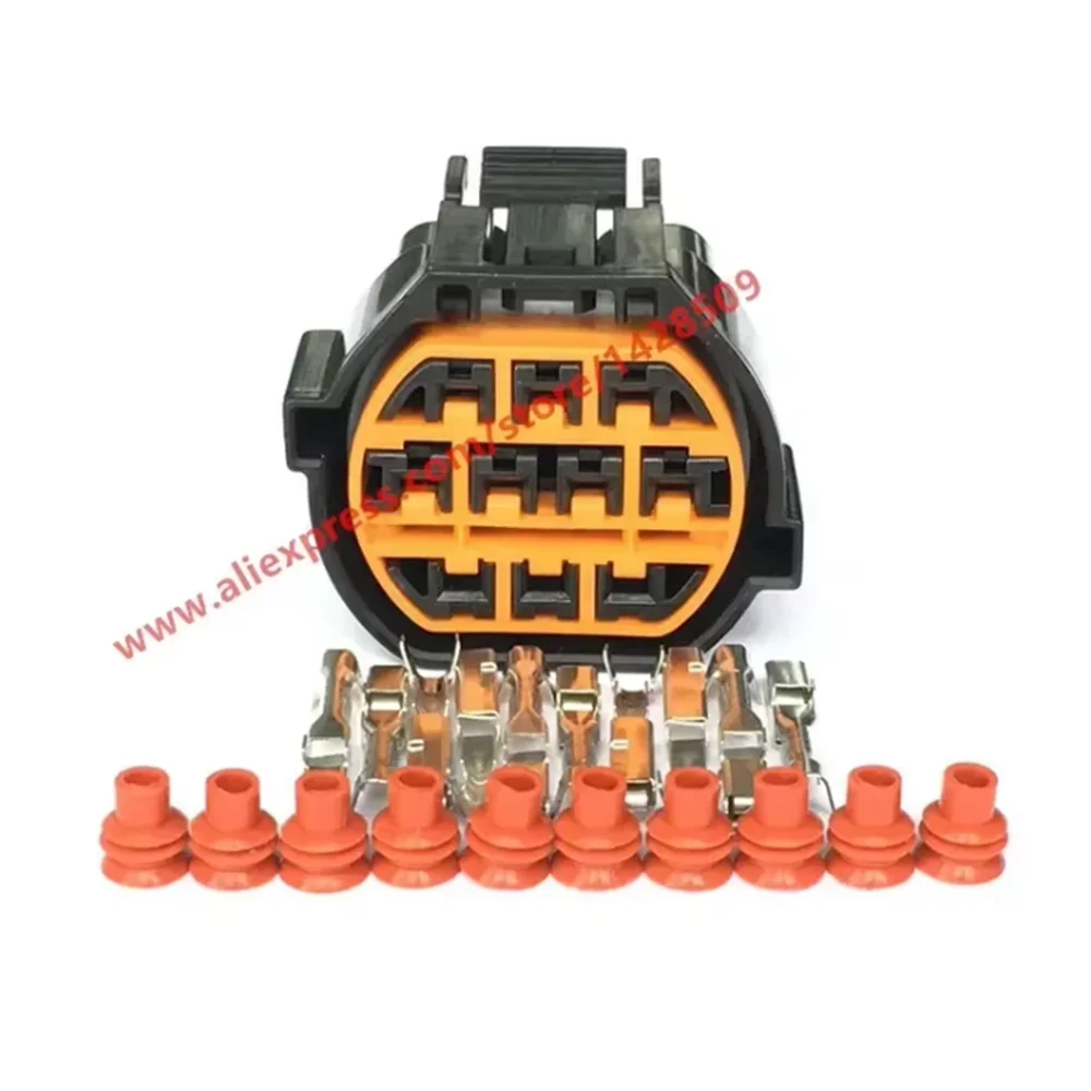 1 Set HP066-10021 10 pin Automotive Headlight Assembly Wiring Plug For HYUNDAI Verna KIA K1 K2 K3 K4