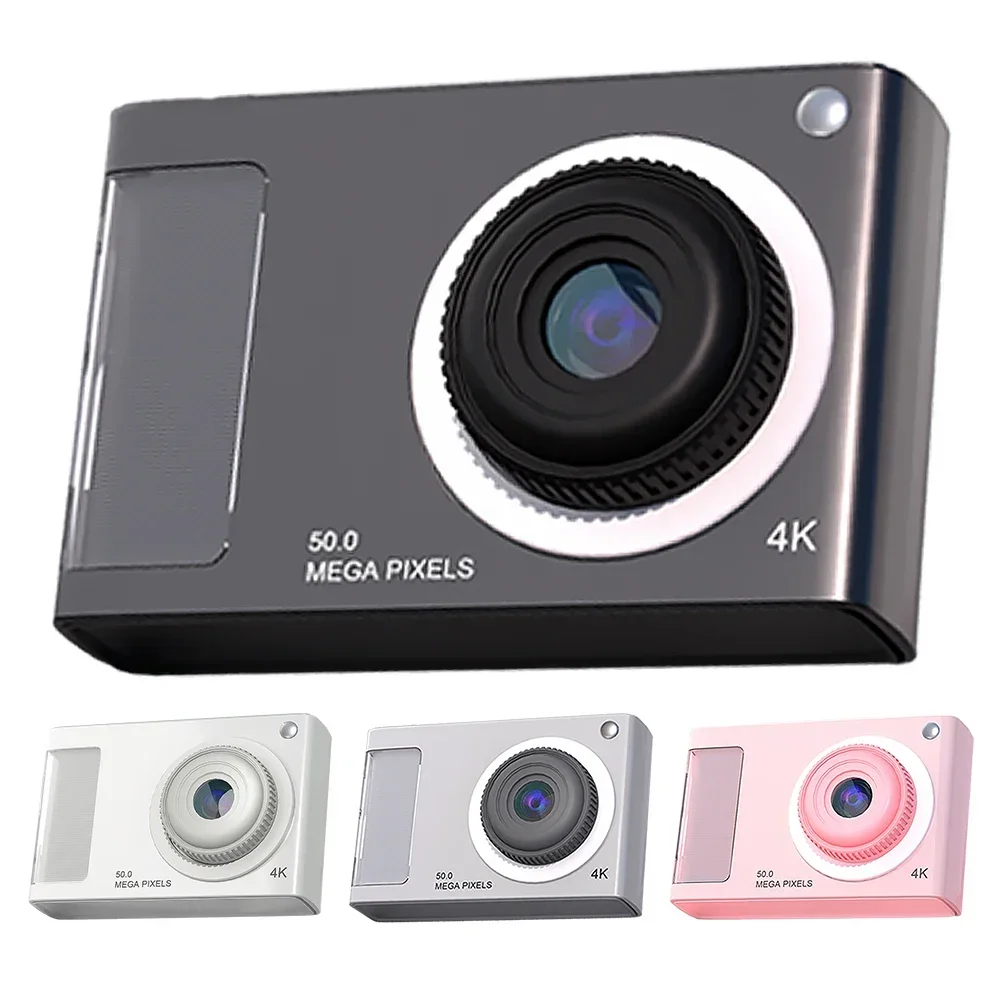 CCD Camera HD 1080P 48MP Dual Lens Kids Digital Camera Anti Shake Compact Small Camera Support 32GB Card Birthday Gifts for Kids