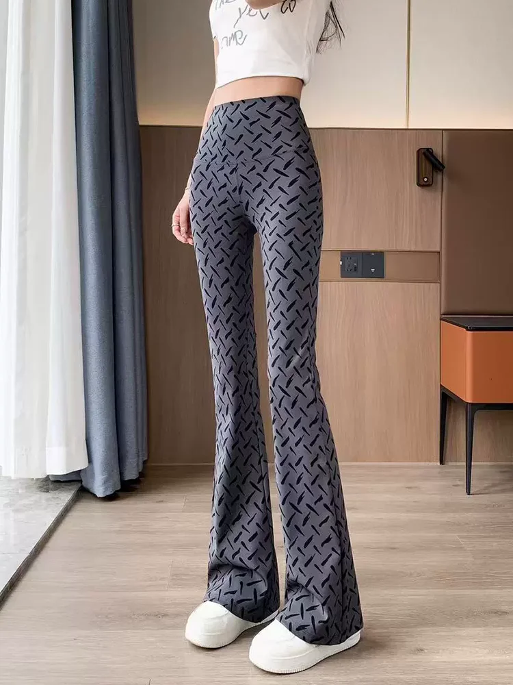 Painted Fashion Sports Bootcut Pants Slim Fit New Women's Casual Sweat Pantalones New Wide Straight Leg Trousers Joggers