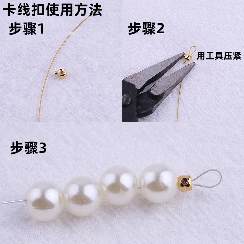 Entretoises d\'arrêt en acier inoxydable pour bijoux, clip de positionnement, fermoir septum, connecteur de bracelet, collier de bricolage, CriAJEnd,