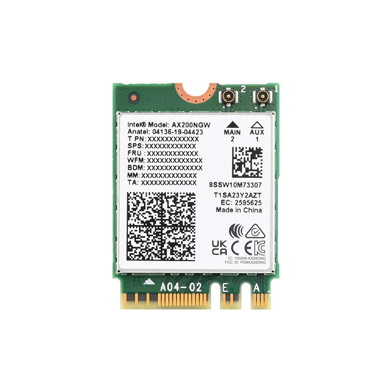 

Scheda di rete Intel AX210/AX200 wifi6 Ricevitore per computer Bluetooth 5.2 tri-band/dual-band