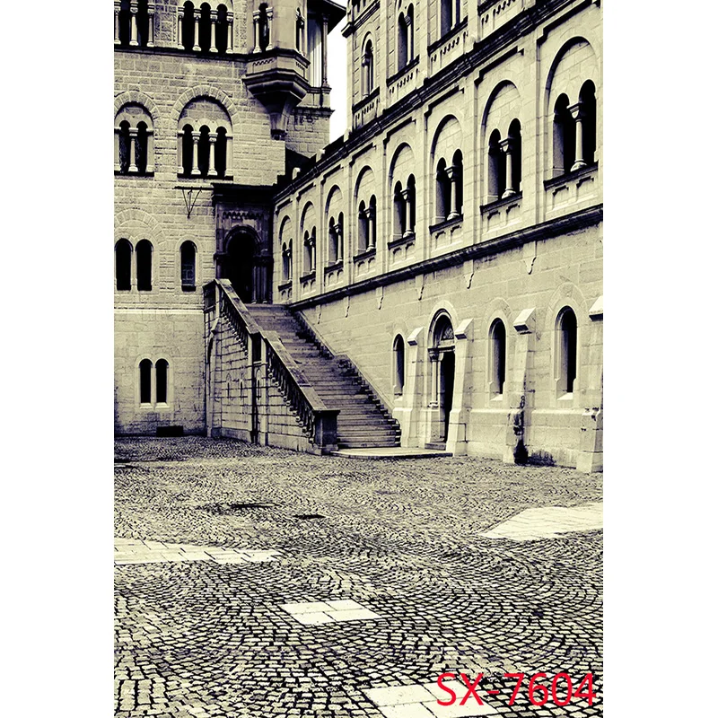 Vinyl Custom European Architecture Scenic Spots Street View Photography Art Cloth Background Prop YL-06