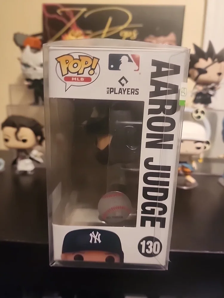 Official Funko Pop! Mlb: Yankees - Aaron Judge (Salute) 130 Action Figure Doll Genuine Collection Limited Edition Model Toy Gift