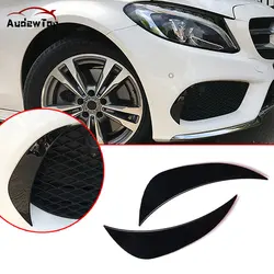 Car Front Bumper Air Vent Outlet Cover Trim For Mercedes Benz W205 C-Class C180 C200 C300 C400 C43 C63 AMG 2015 2016 2017 2018