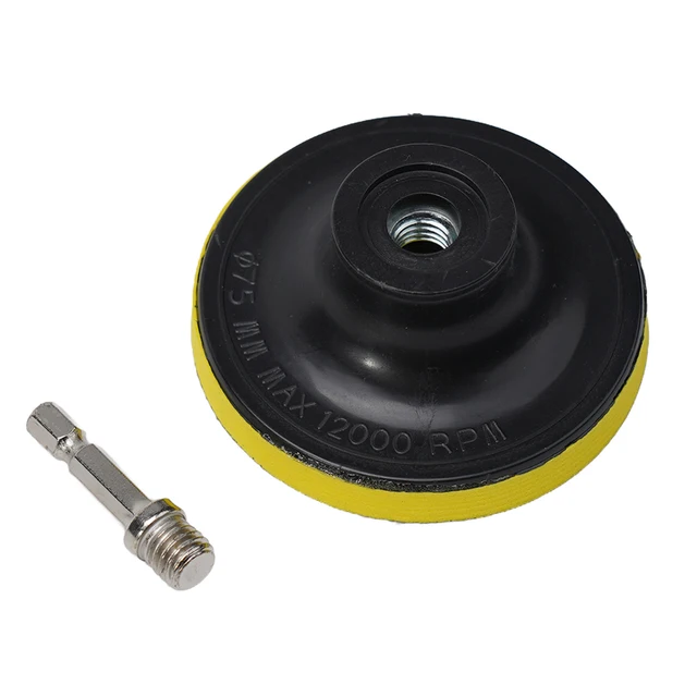 3/4/5/6/7 Cal samoprzylepna podkładka podkładka płyta polerska z adapterem gwintu 10/14mm elektryczna maszyna do polerowania dyski do szlifierki