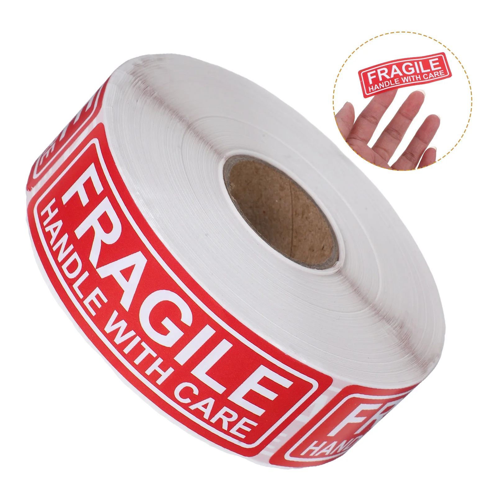 

1 Roll Fragile Stickers Warning Labels Handle With Care Adhesive Tags For Shipping Moving Glass Packaging Small Business