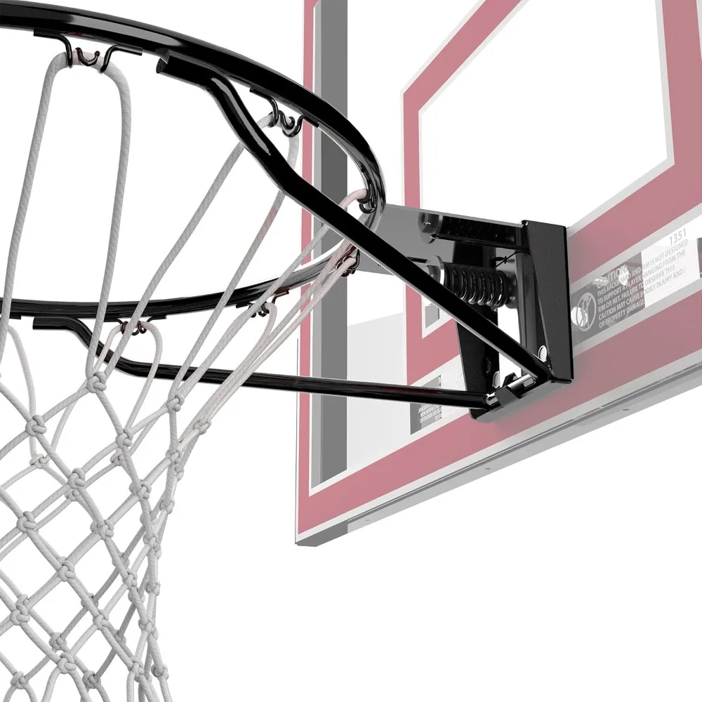 Professional 18" Steel Basketball Rim with Net | Fixed/Breakaway Options | Durable Indoor/Outdoor Hoop Replacement