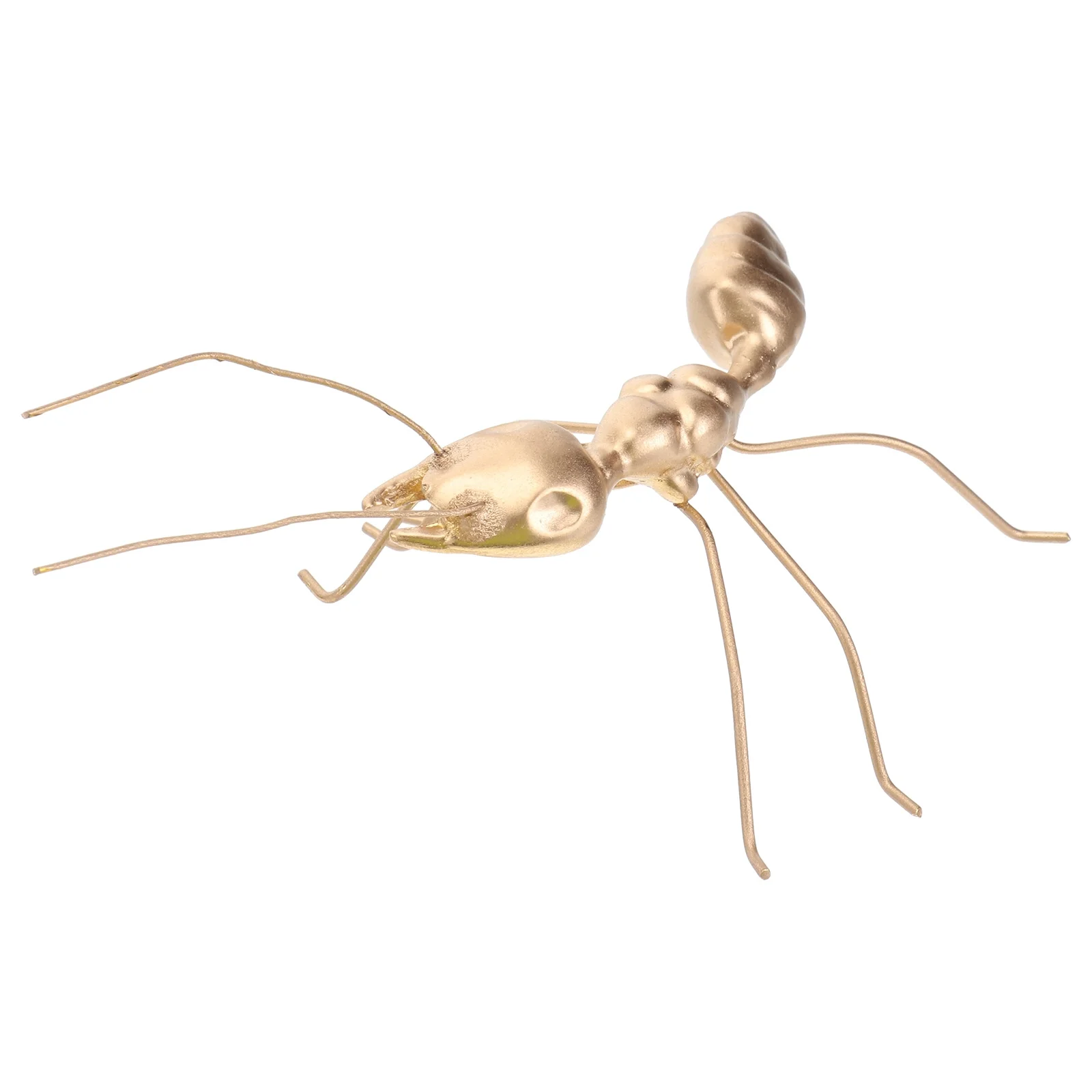 

1Pcs Zinc Alloy Metal Ant Decor Golden Color Handcrafted Desktop Decoration Tabletop Adornment Elegant Home Office Ornament
