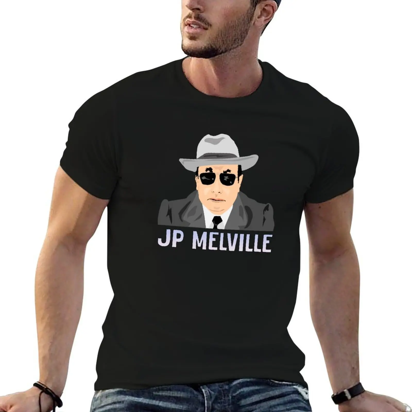 

Jean Pierre Melville T-Shirt cotton t shirt man funny t shirts dark humor T-Shirt