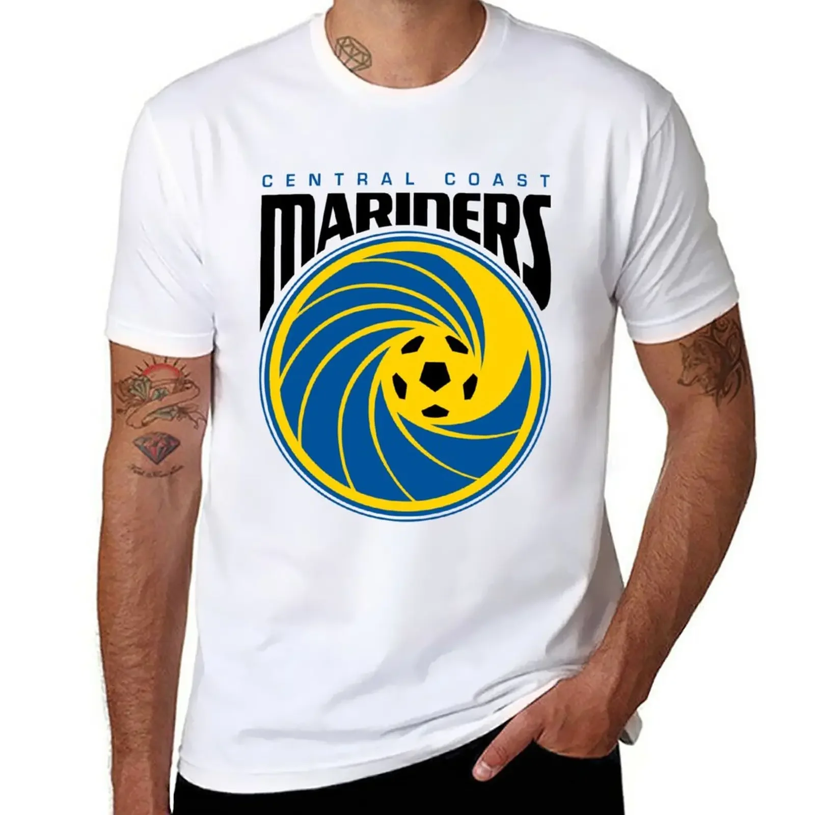 Central Coast Mariners T-Shirt boys animal print graphics plain mens clothing