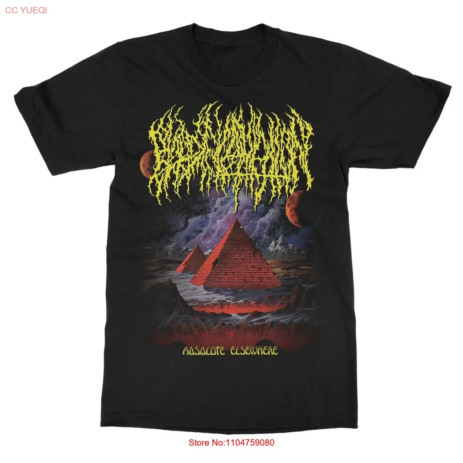 New Blood Incantation Album Men Black S 235XL T Shirt 20D1767 vintage Washed Unisex Versatile homme fashion Casual Stylish
