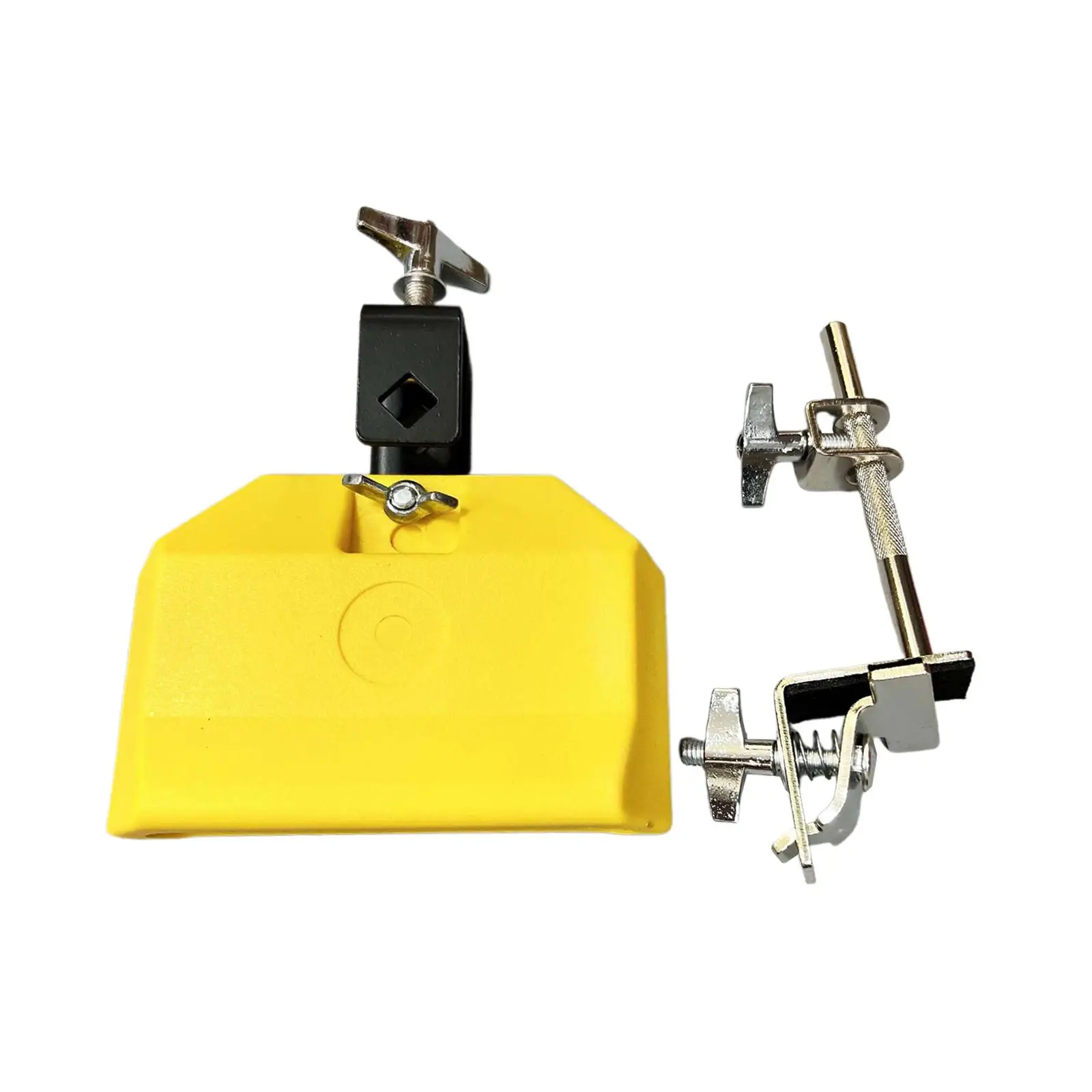 High Pitched Cowbell with Holder Clamp Easy Installation for Events Party