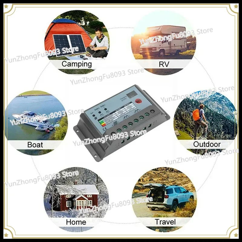 20A Solar Charge Controller Regulator For 12V or 24V Battery Solar Panel System Controllers