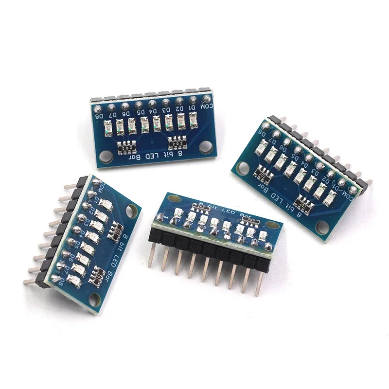 3.3V/5V 8-bit blue/red common anode/common cathode LED indicator module DIY LED light strip