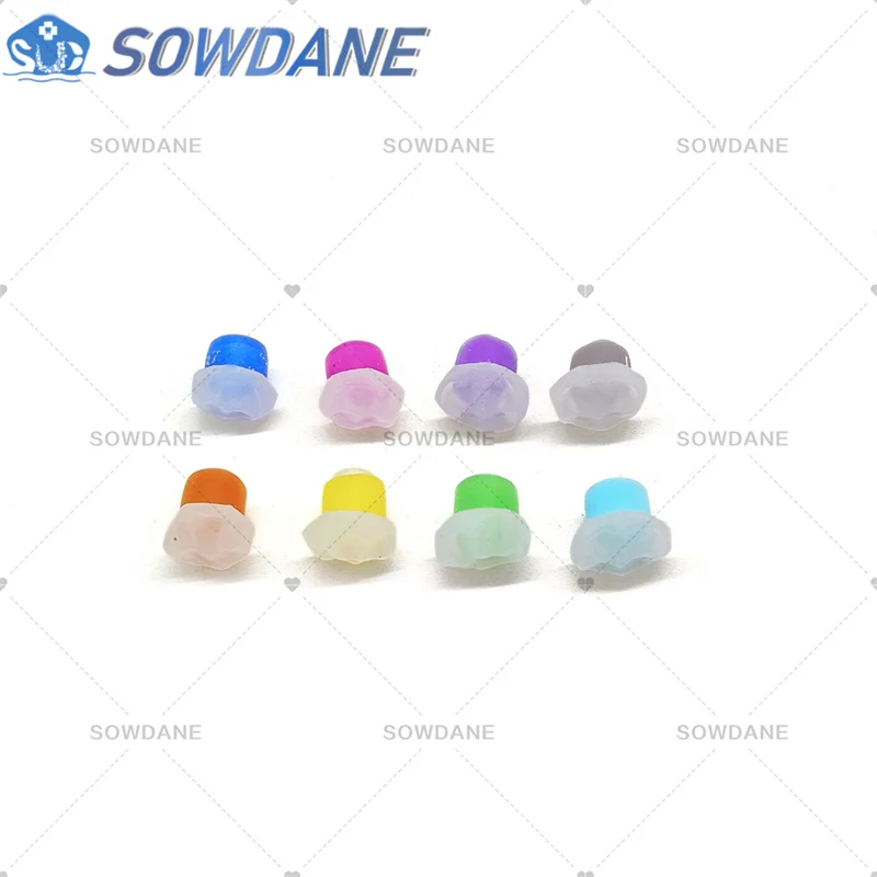 1set Dental Aesthetic Printing Mold Kit with Metal Handle and 8pcs mold for Posterior Teeth Printing Mould set Disinfection