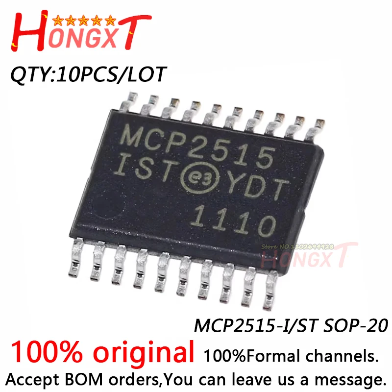 

10PCS 100% NEW MCP2515-I/ST SOP-20.Chipset