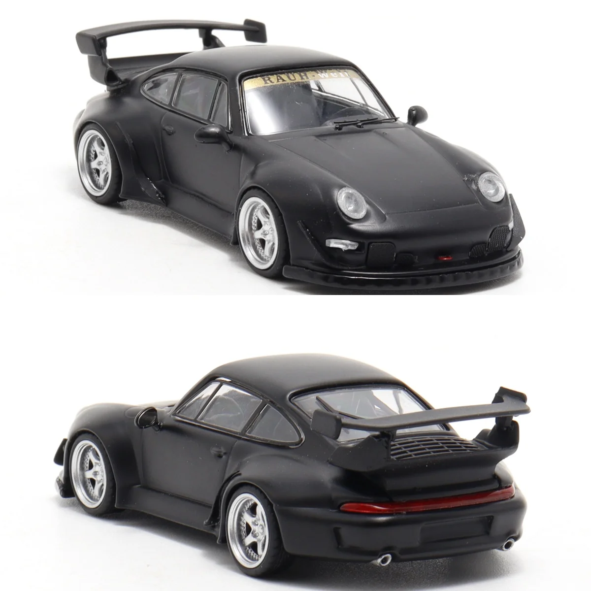

Pre-sale Decode 1/64 911 matte black RWB 964 993 alloy modified car model