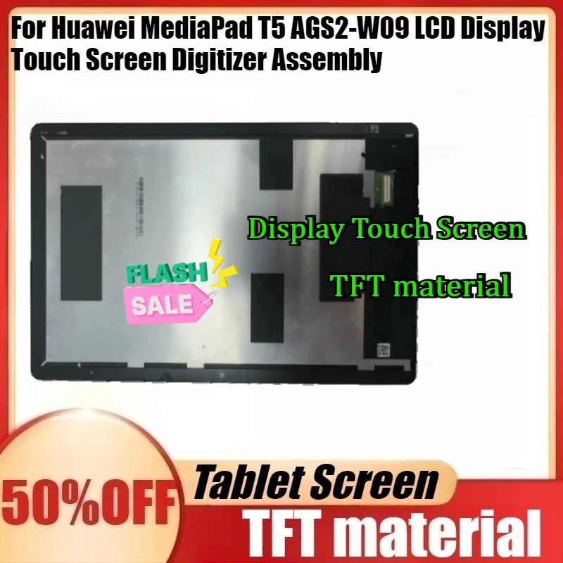 

For Huawei MediaPad T5 AGS2-W09 LCD Display Touch Screen Digitizer Assembly New TFT Display Touch Screen