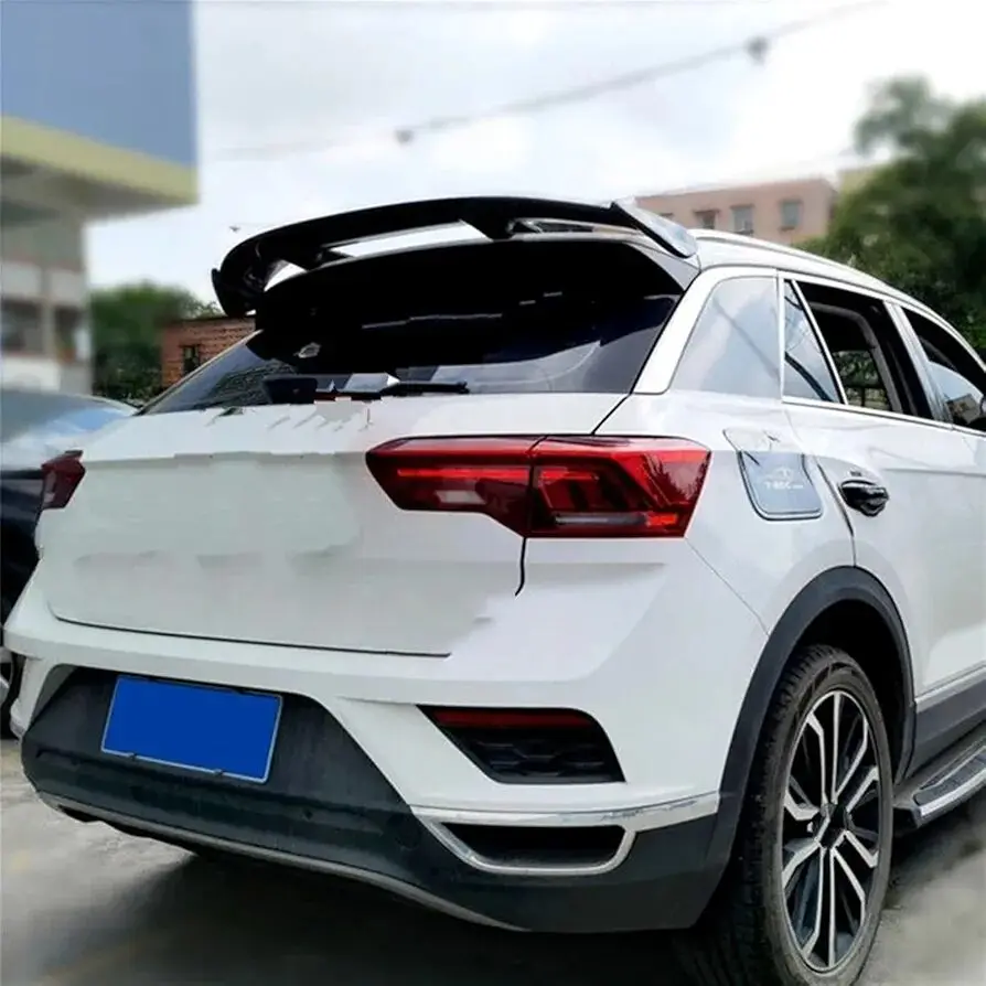 Dach Spoiler Flügel Für Volkswagen T-ROC/2018-2025 ABS Kunststoff Auto Stamm Schwanz Lippe Zubehör Körper Kit, MT Stil