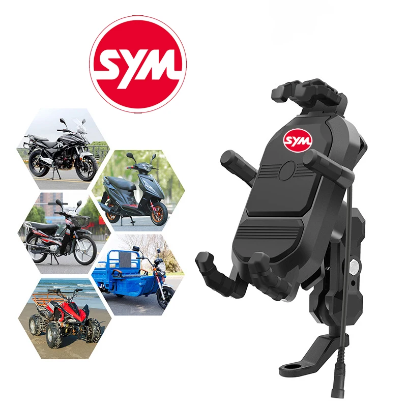 Motorrad Telefon halter Navigation Support Clip Halterung für Sym Jet Symply vs Jet4 CBS Oebit 14 50 125 200 Tonik