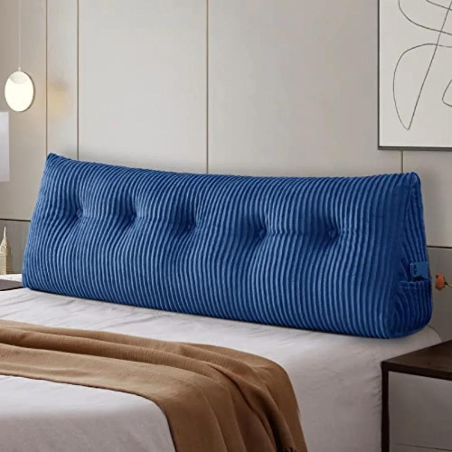 

Large Headboard Pillow Headboard Wedge Pillow Bed Rest Reading Pillow Bolster Triangular Pillow for Sitting in Bed-Backrest Pos