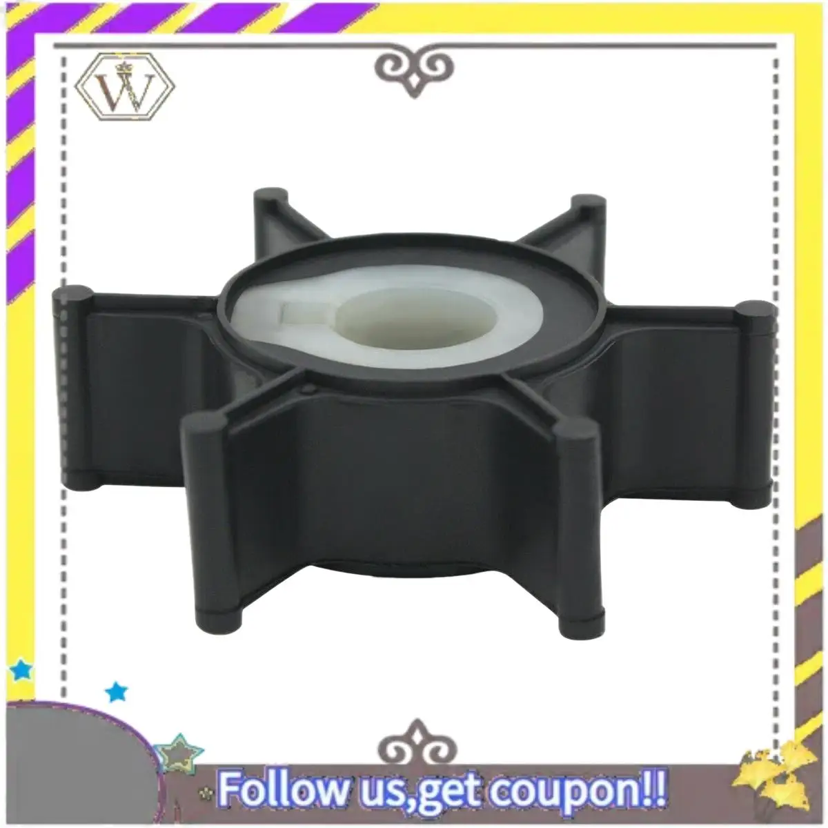 ABXV-girante de bomba de agua para barcos fueraborda Yamaha 2HP P45 2A 2B 2C 646-44352-01-00