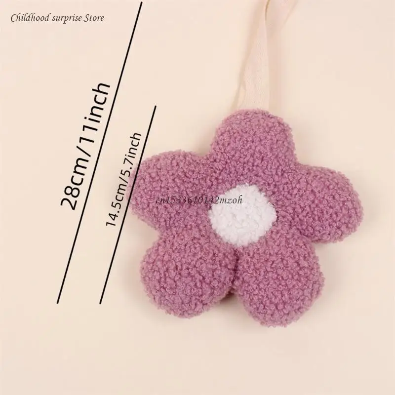 Portable & Detachable Pacifier Pendant Flower Baby Comfort Newborn Toy Easy Cleans for Calming Your Baby Dropship