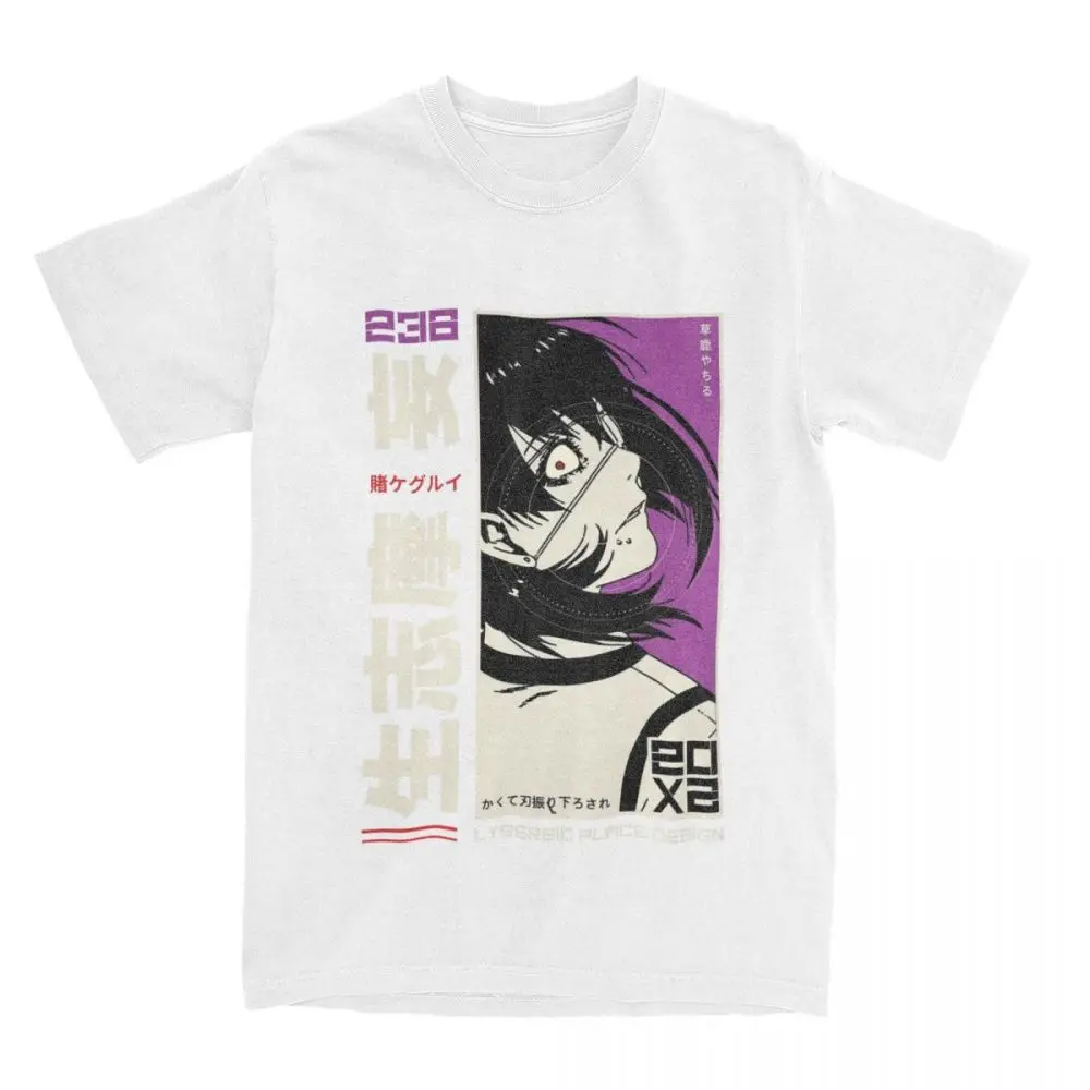 Death Note Midari Ikishima Kakegurui Streetwear Print Men's T-Shirt Fashion O Neck Cotton Tops Oversized Top Quality Unisex Tees