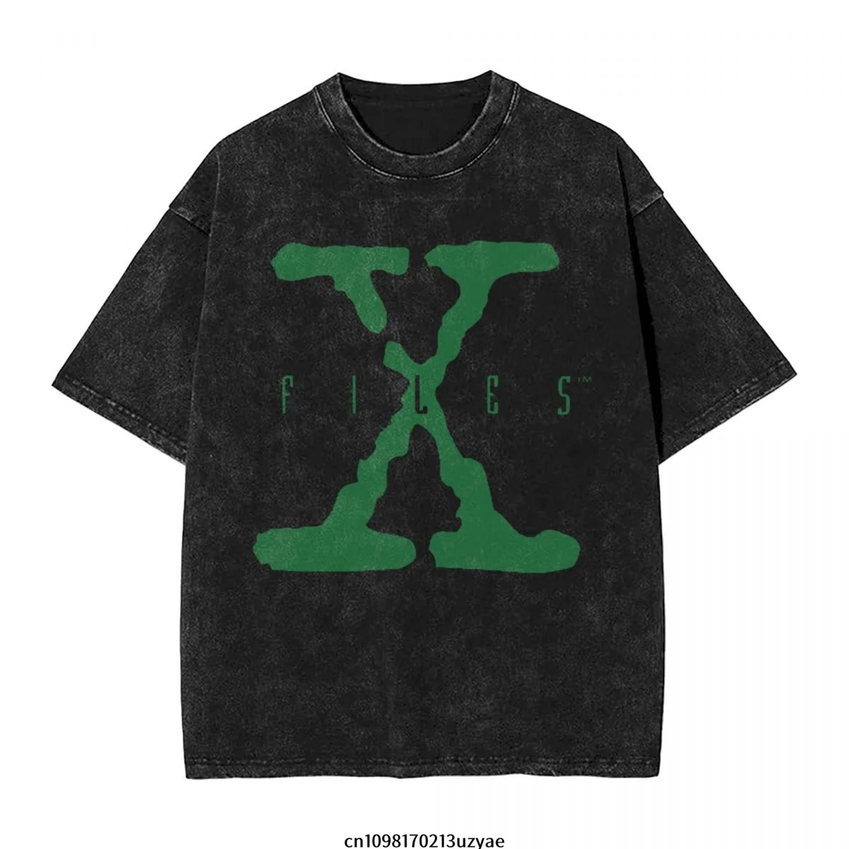 

Novelty The X Files Men's Vintage Cotton Short Sleeve T-Shirt Summer Hip Hop Tee shirt