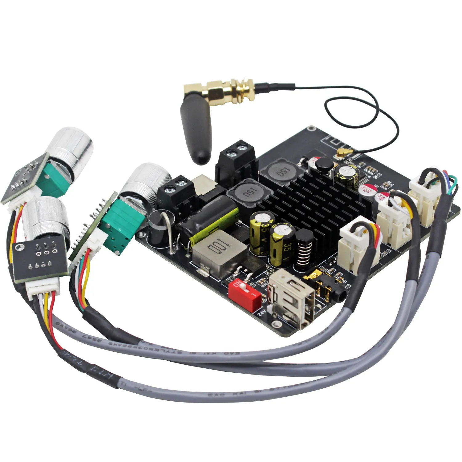 Mono TPA3116D2 Bluetooth 5.3 Amplifier Board for 100W TWS U-Disk Play