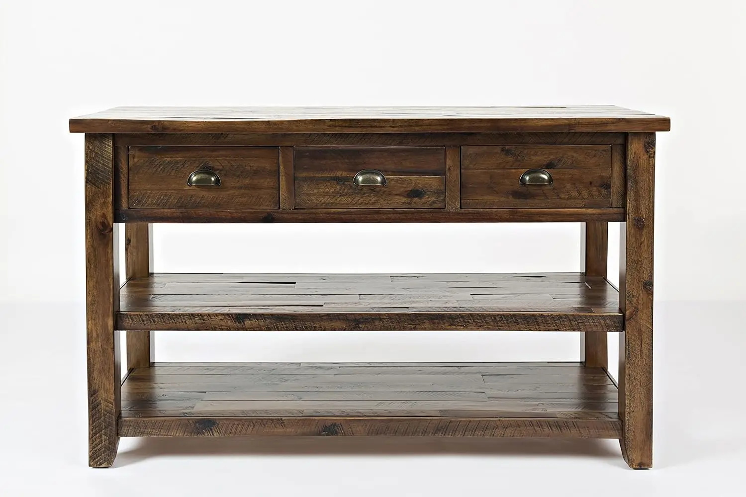 Distressed Acacia Farmhouse Console Sofa Table 50