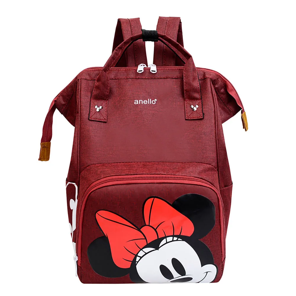 Mochila de Mickey de Disney, mochila de maternidad de gran capacidad, mochila de viaje a la moda para mamás, bolsa de lactancia, cómoda mochila para