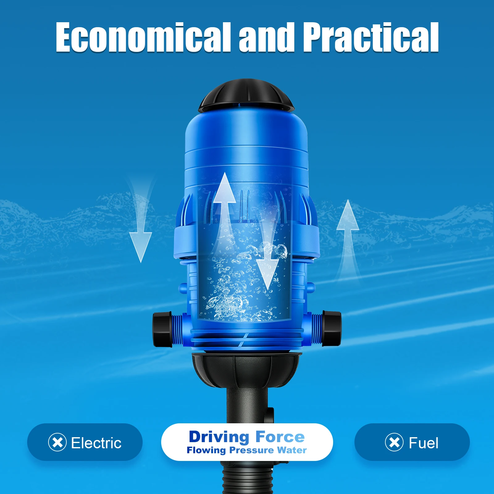 حاقن الأسمدة البستانية، موزع الأسمدة للري بالتنقيط، معدات الري الأوتوماتيكية لموزع الأسمدة #6
