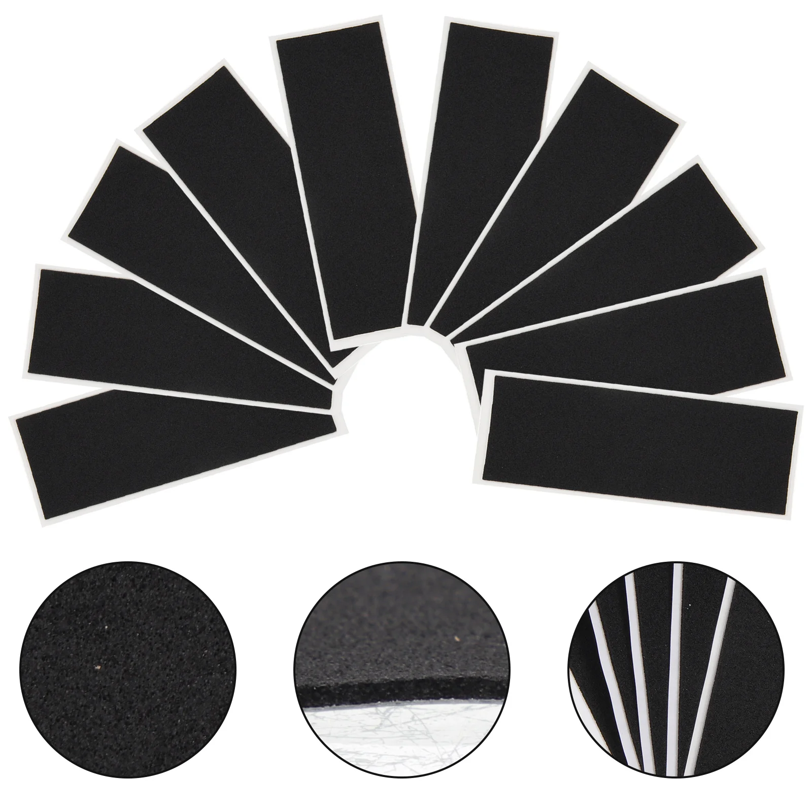 

10 шт. премиум-наклеек для фингерборда, противоскользящая лента, легко клеится, износостойкий сменный компонент