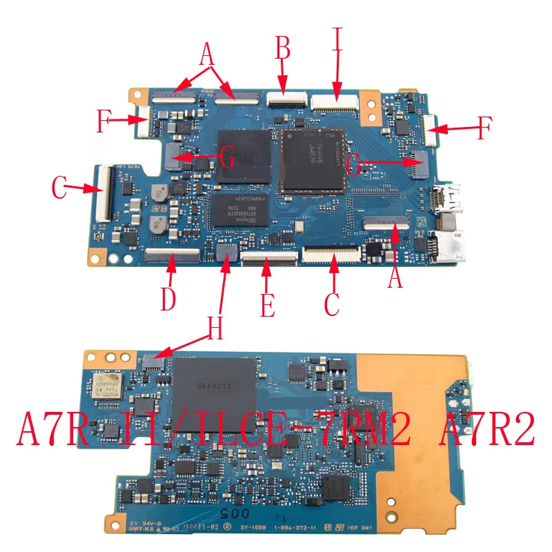 2-10Pcs LCD Display Screen Flex Cable Main Button Board Motherboard FPC Jack Plug Connector For Sony A7R II ILCE-7RM2 A7R Camera