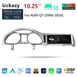 Android 13 Car Radio For Audi Q7 4L 2005-2015 Multimedia Wireless Carplay Android Auto Stereo Navigation 1920*720 IPS Screen 4G