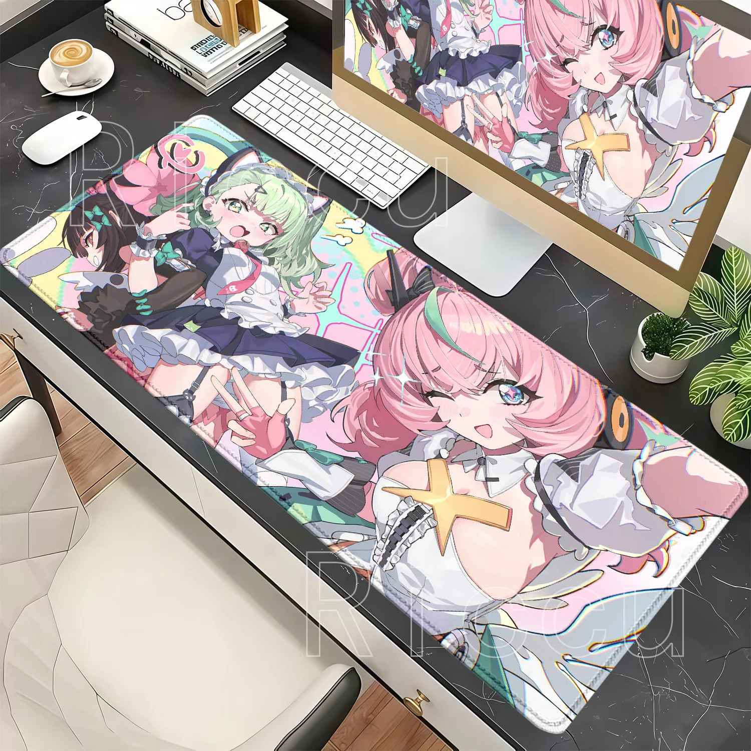 Anime Kawaii Girl Aria Sunna Nangong Yu‌ Mouse Pad Gaming Angels of Delusion AOD Keyboard Mousepad Zenless Zone Zero ZZZ DeskMat