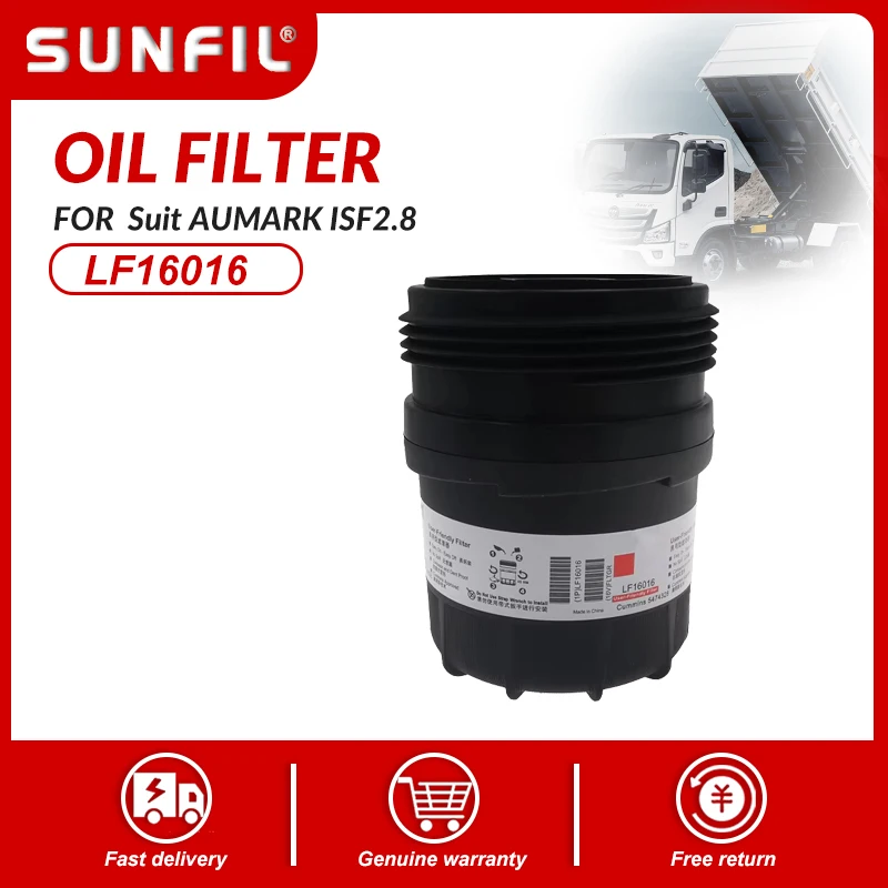 

Oil filter LF16016 5474328 F5474328A2076 Suit AUMARK ISF2.8