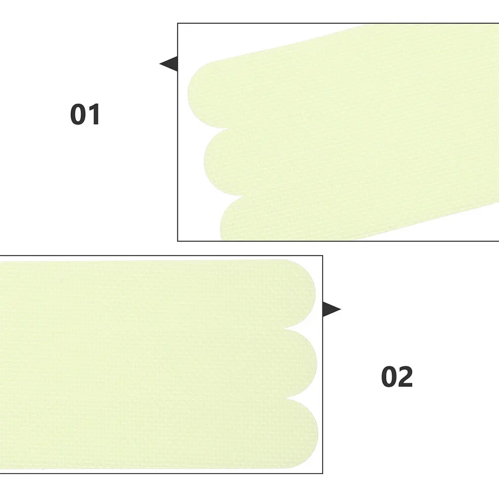 

48Pcs Luminous Stair Safety Strips Strong Adhesive Waterproof Anti-Skidding Tape for Wooden Metal Surfaces Ideal for Bath Tub