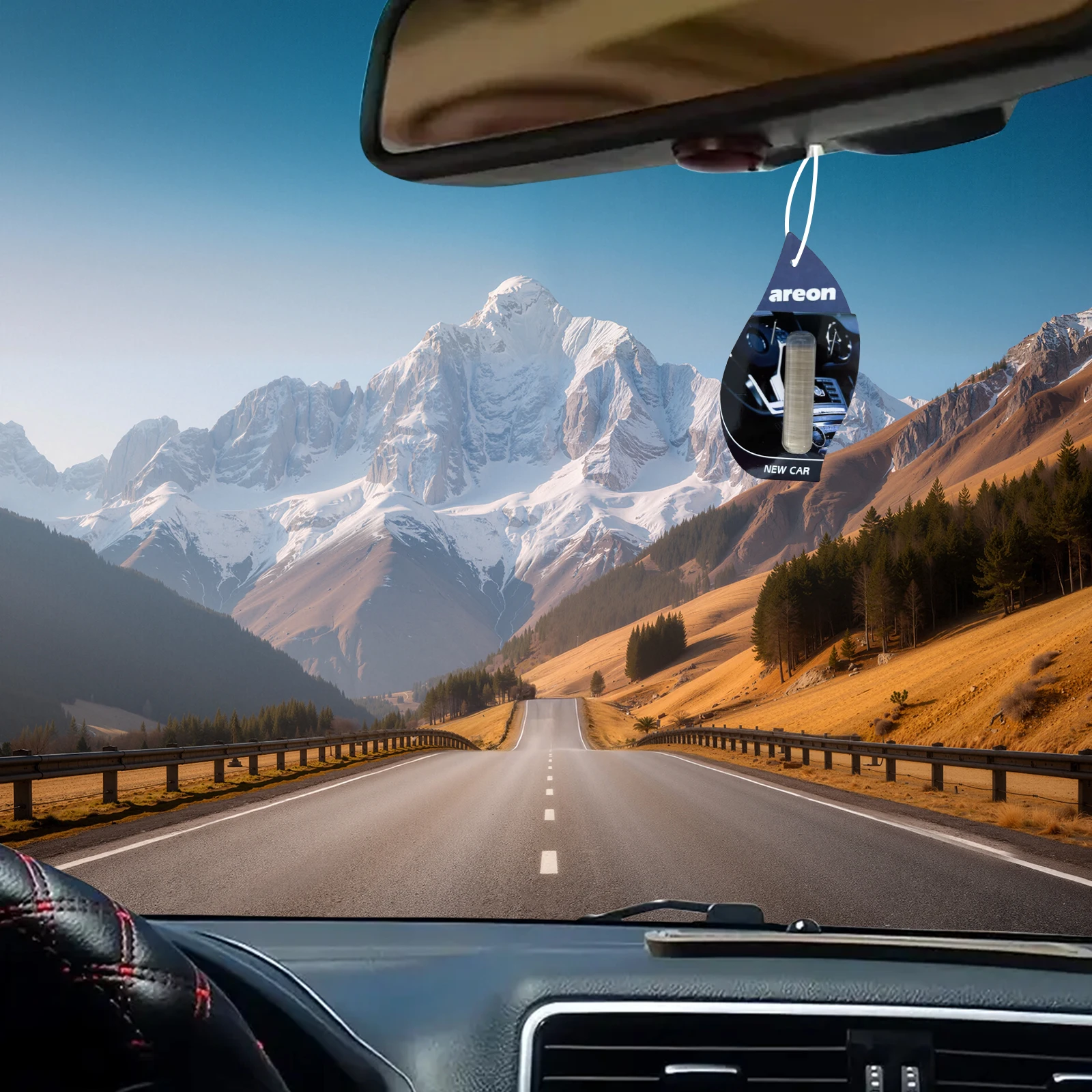 Areon 5/20 قطعة معطر هواء جديد للسيارة، ورق معطر للشاي الطبيعي، نوع معلق مثبت على السيارة، ملحقات السيارة الداخلية #4