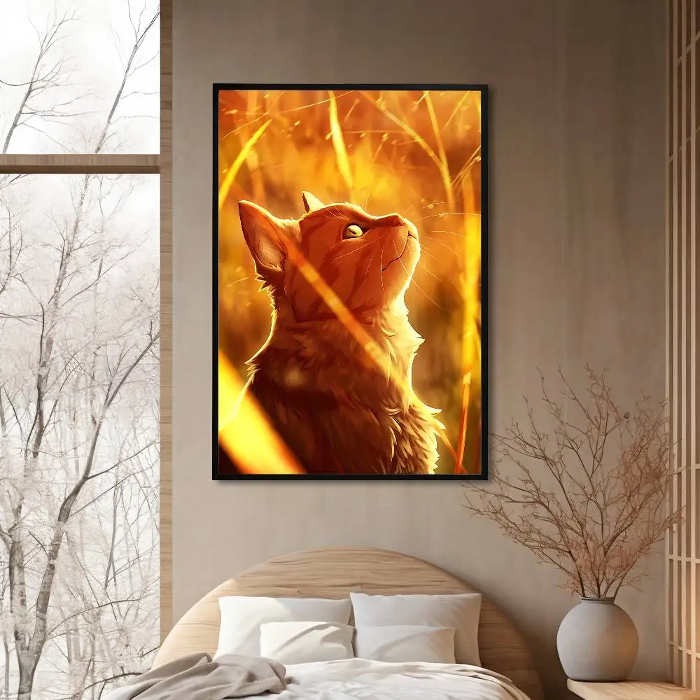 Novel W-Warriors C-Cats New group Poster HD home decor sticky wall waterproof home living room bar aesthetic decor