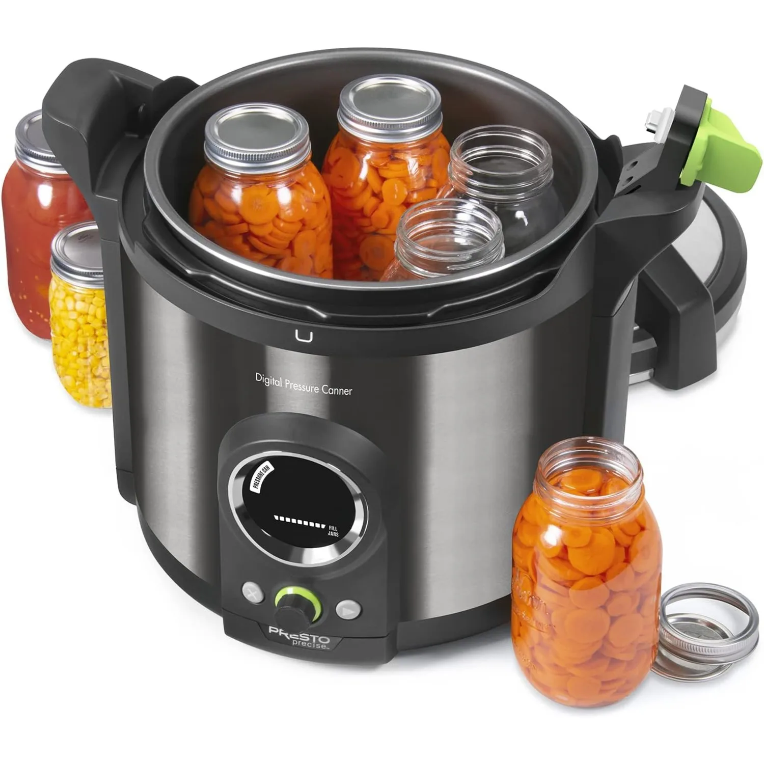 Pressão elétrica Canner para Latas, 12 Qt