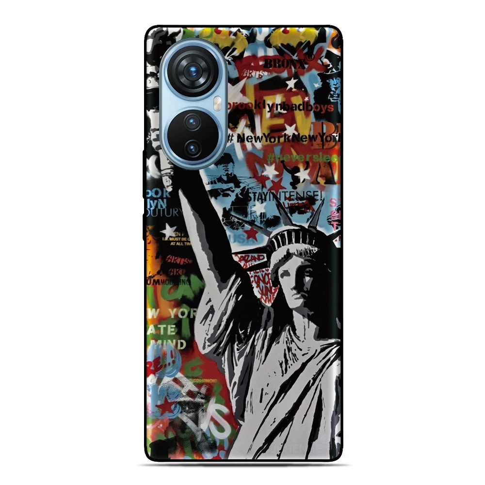 Graffiti-Kunst-Abdeckung für Realme C85 15 Pro 5G C75 C51 C53 C63 C65 C67 C31 C30 C35 C55 C33 4G C21 C12 Reno 8T 10 8 7 Handyhülle